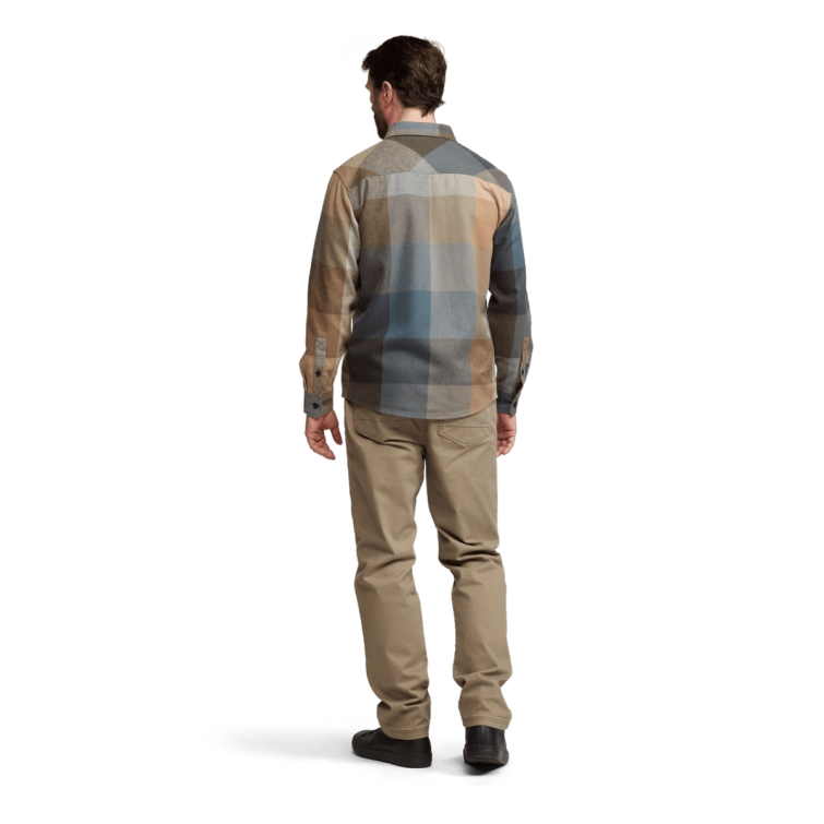 Рубашка SITKA Hardwood Heavy Weight Flannel цвет Buckskin Fall Plaid фото 7