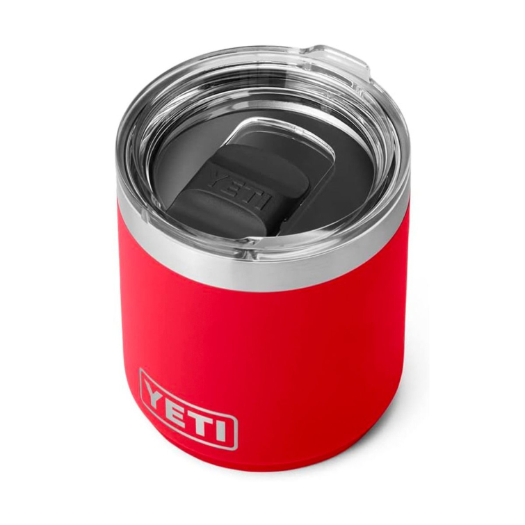 Термостакан YETI Rambler Stackable Lowball 296 (10 oz) цв. Rescue Red фото 2