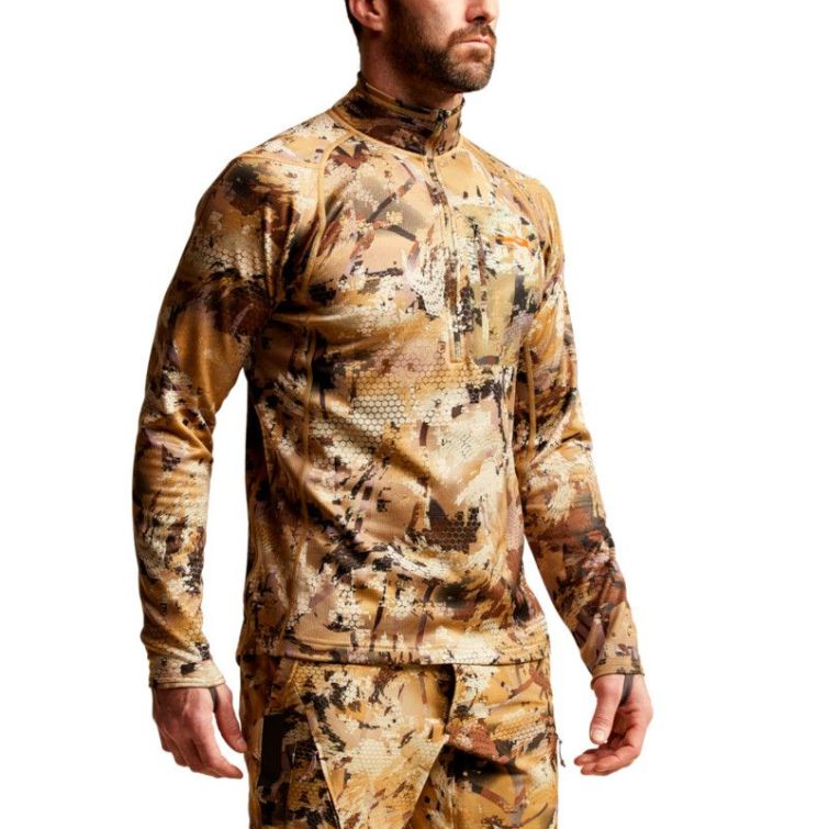 Водолазка SITKA Core Mid Wt Zip-T New цвет Optifade Marsh фото 3