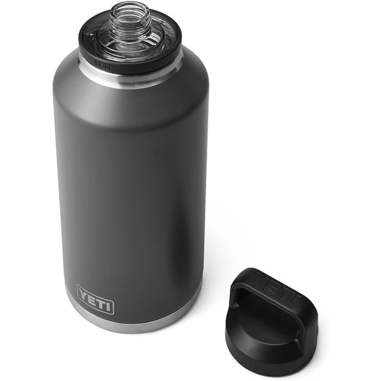 Термос YETI Rambler Bottle Chug Cap 1,9 л (64 oz) цв. Charcoal фото 2
