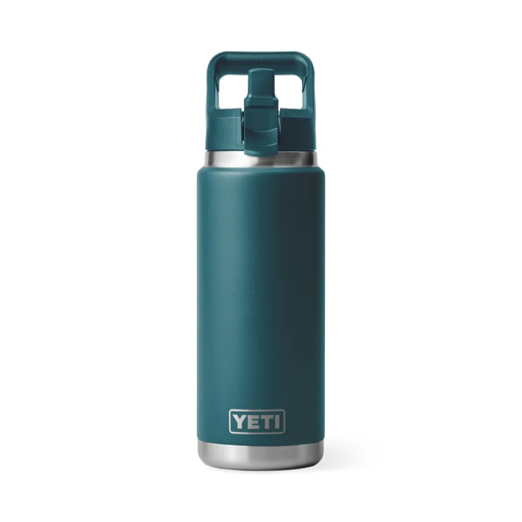 Термобутылка YETI Rambler C Straw Bottle 760 (26 oz) цв. Agave Teal фото 2