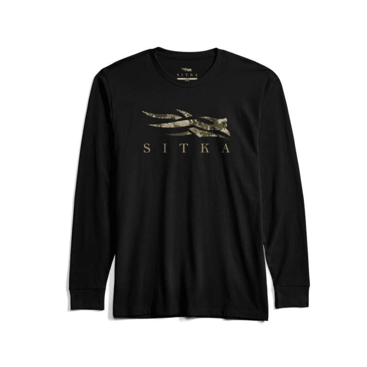 Лонгслив SITKA Icon LS Tee цвет Black / Optifade Subalpine фото 1