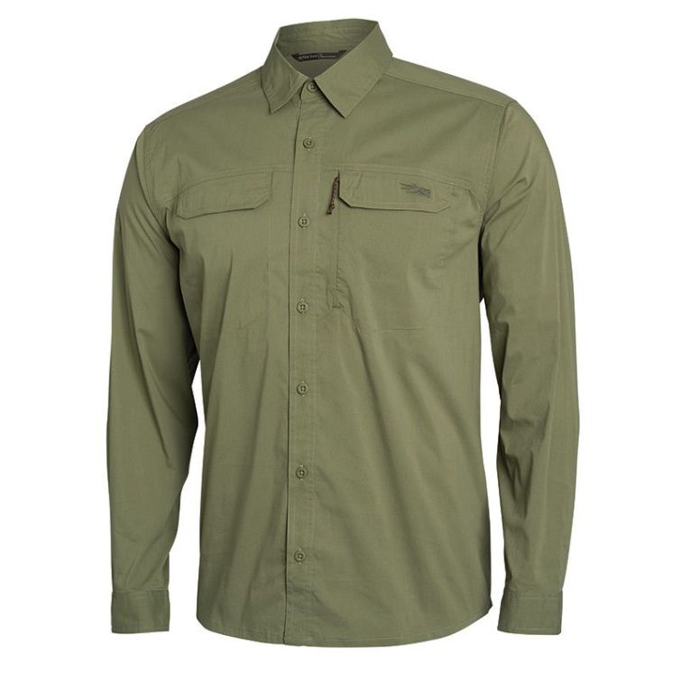 Рубашка SITKA Globetrotter Shirt LS цвет Forest фото 1