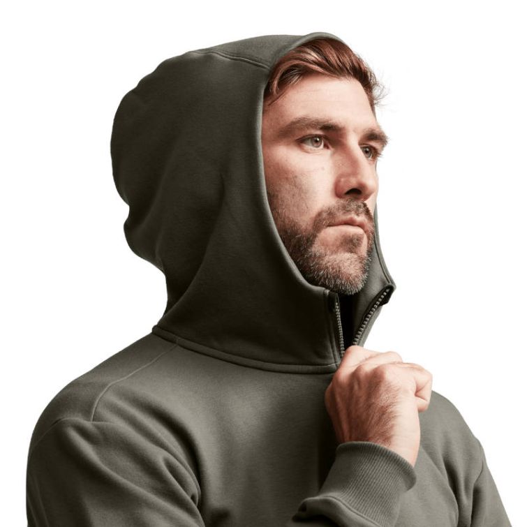 Толстовка SITKA Essential Full Zip Hoody цвет Hemlock Green фото 7