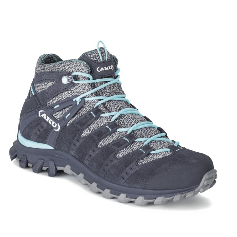 Ботинки треккинговые AKU WS Alterra Lite Mid GTX цвет Anthracite / Light Blue фото 1