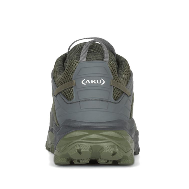 Кроссовки треккинговые AKU Flyrock GTX цвет Grey / Green фото 4