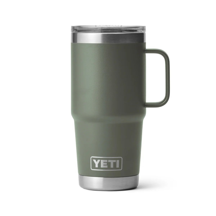 Термокружка YETI Rambler Travel Mug 591 (20 oz) цв. Camp Green фото 1