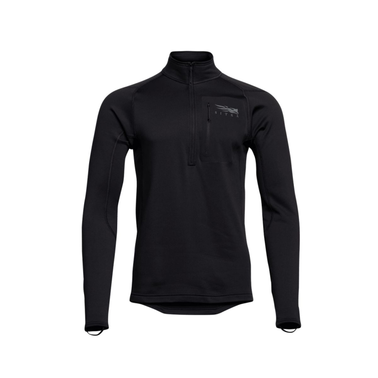 Водолазка SITKA Core Mid Wt Zip-T New цвет Black фото 1