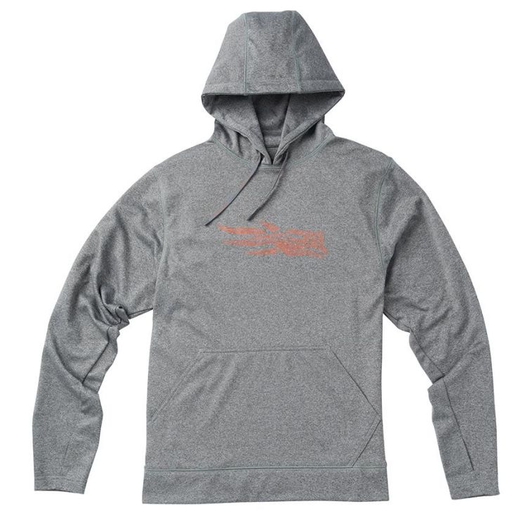 Толстовка SITKA Topo Logo Hoody цвет Heather Grey фото 1