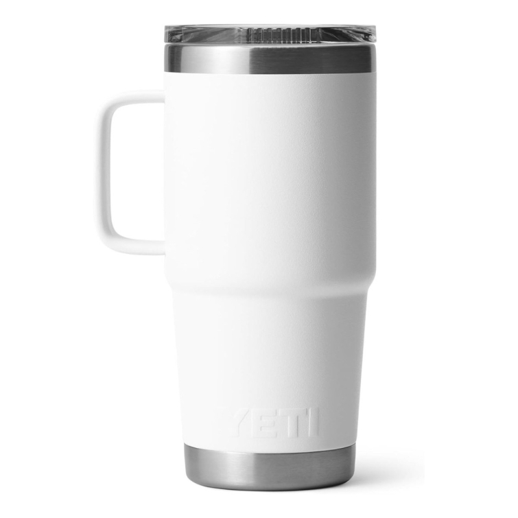 Термокружка YETI Rambler Travel Mug w/Magslider Lid 591 (20 oz) цв. White фото 4