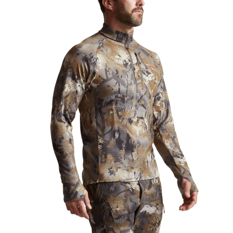 Водолазка SITKA Core Merino 330 Half-Zip цвет Optifade Timber фото 6