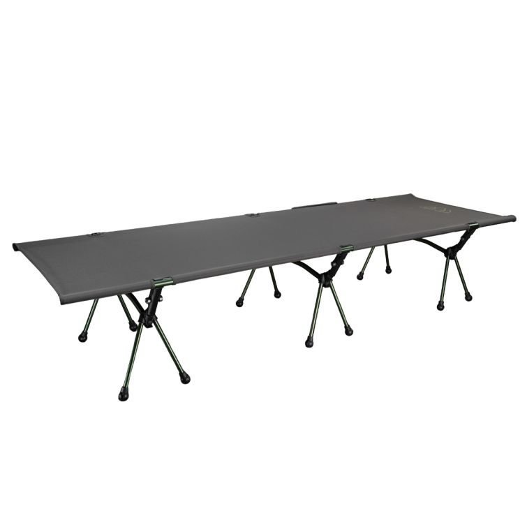 Раскладушка LIGHT CAMP Folding Cot цв. черный / зеленый фото 5