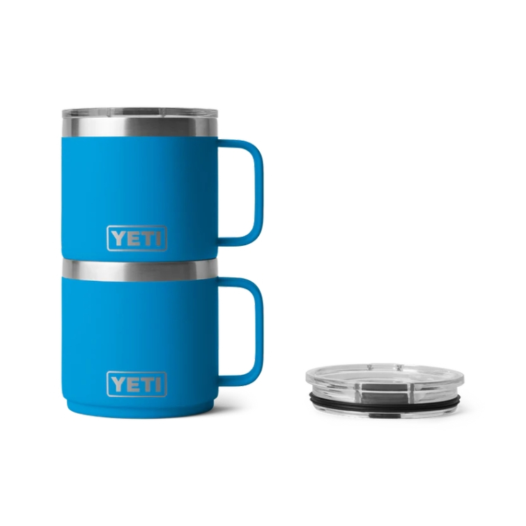 Термокружка YETI Rambler Mug 2.0 w/Magslider Lid 414 (14 oz) цв. Big Wave Blue фото 2