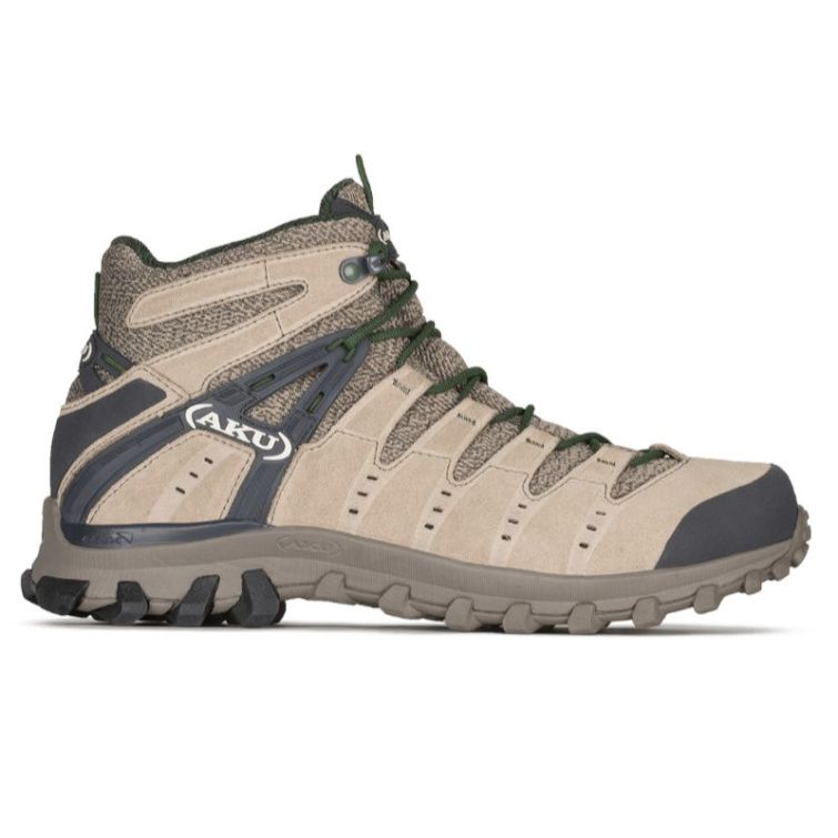Ботинки треккинговые AKU Alterra Lite Mid GTX цвет Sand / Green фото 5