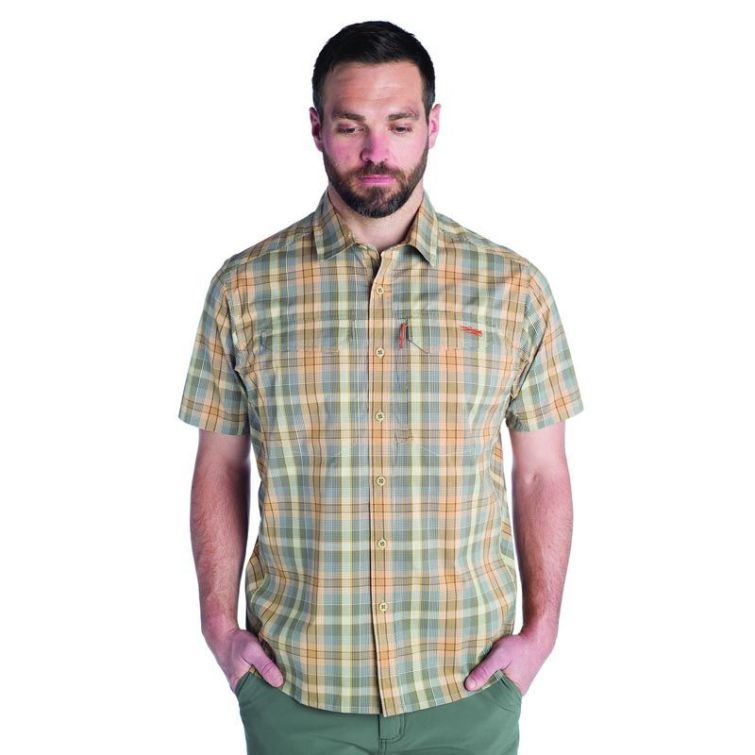 Рубашка SITKA Globetrotter Shirt SS цвет Twill Plaid фото 3