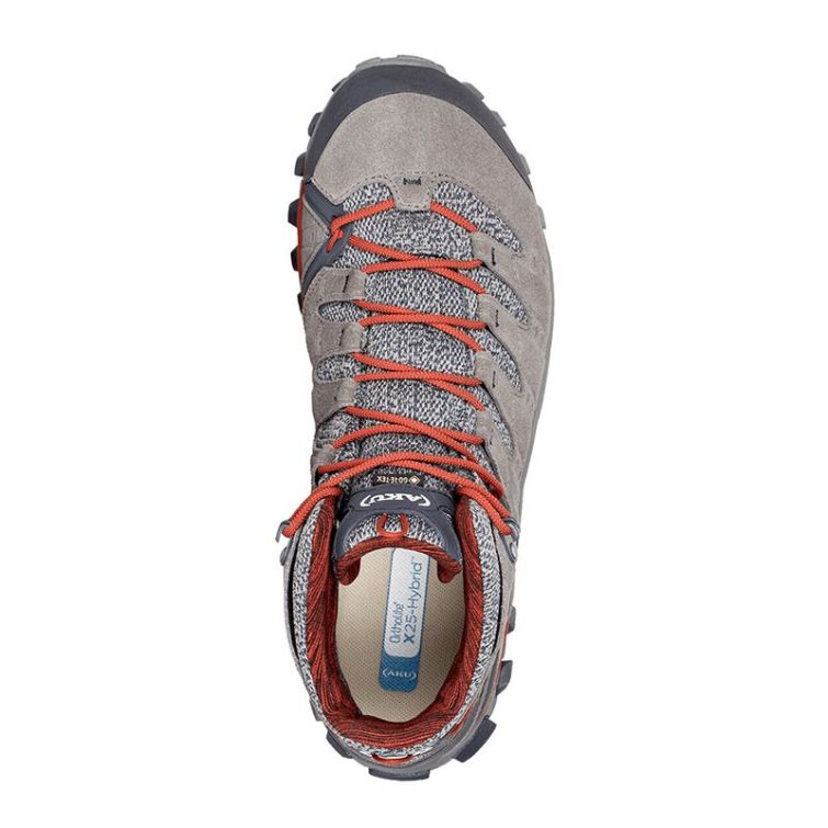 Ботинки треккинговые AKU Alterra Lite Mid GTX цвет Grey / Red фото 3
