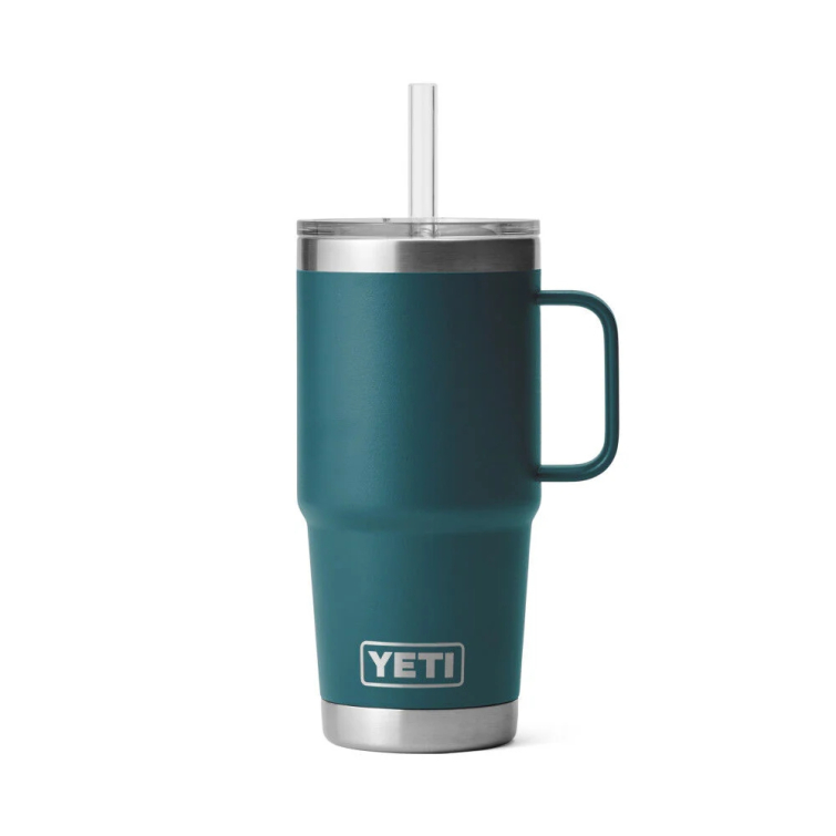 Термокружка YETI Rambler Straw Mug 710 (25 oz) цв. Agave Teal фото 1