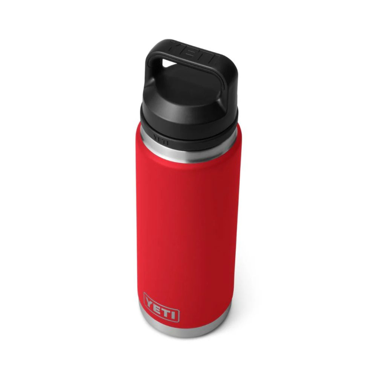 Термос YETI Rambler Bottle Chug Cap 760 (26 oz) цв. Rescue Red фото 2