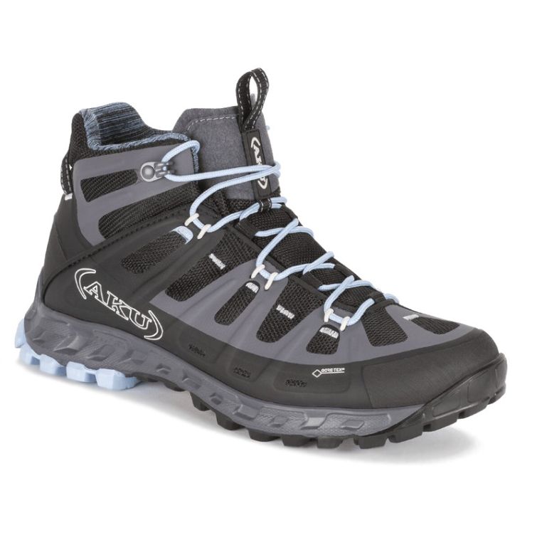 Ботинки треккинговые AKU WS Selvatica Mid GTX цвет Black / Light Blue фото 1
