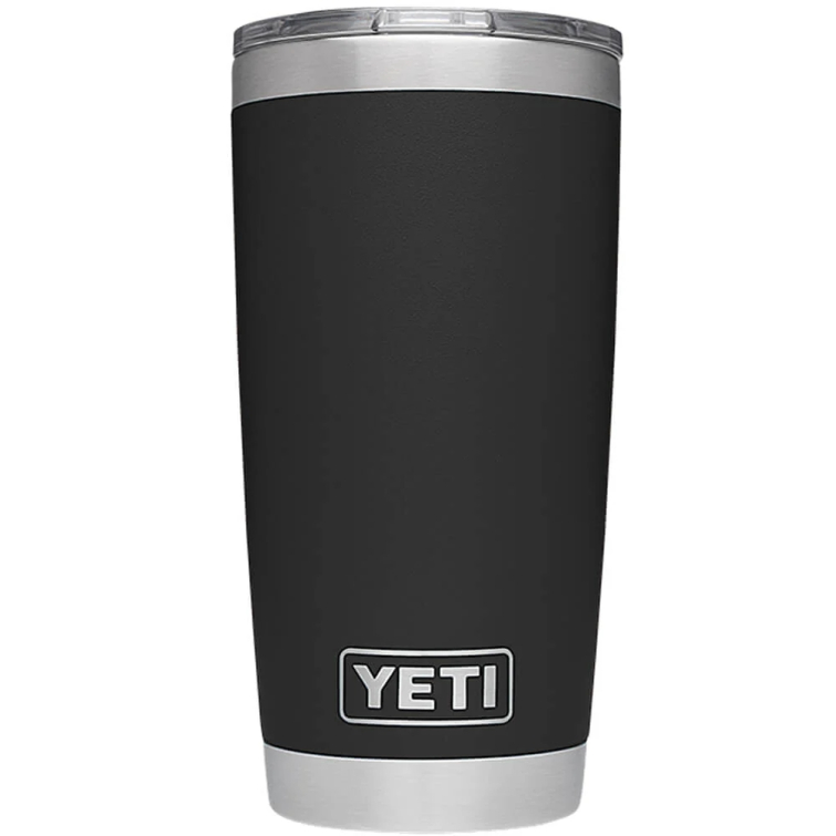 Термокружка YETI Rambler Travel Mug w/Magslider Lid 591 (20 oz) цв. Black фото 1