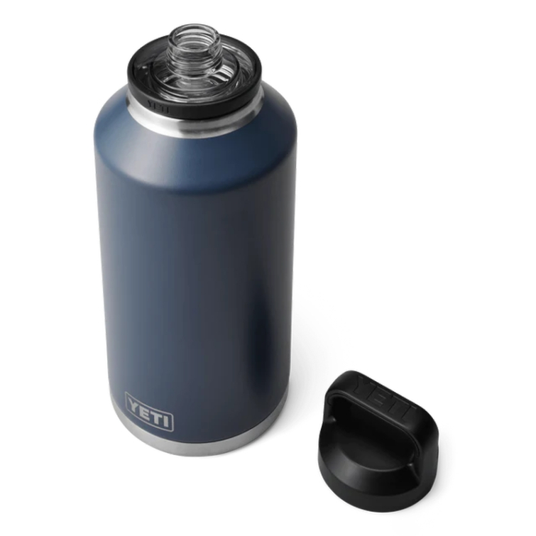 Термос YETI Rambler Bottle Chug Cap 1900 (64 oz) цв. Navy фото 4