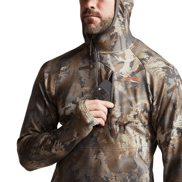 Водолазка SITKA Core Merino 330 Hoody цвет Optifade Timber фото 2