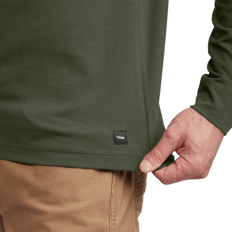 Лонгслив SITKA Foothills LS Henley цвет Olive Green фото 3