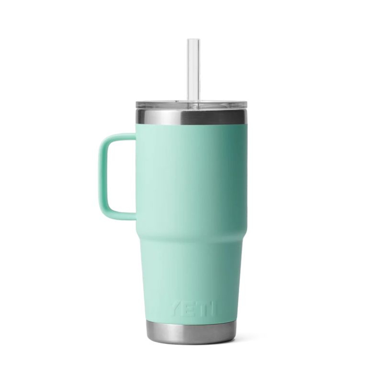 Термокружка YETI Rambler Straw Mug 710 (25 oz) цв. Seafoam фото 2