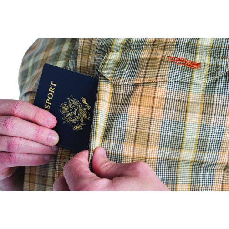Рубашка SITKA Globetrotter Shirt SS цвет Twill Plaid фото 2