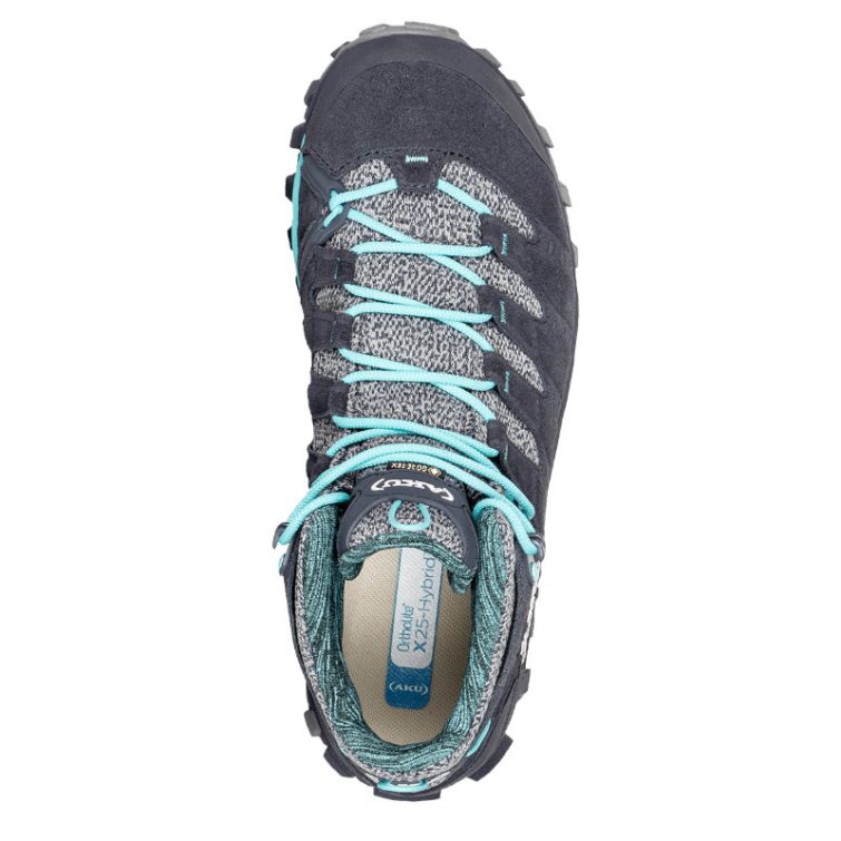 Ботинки треккинговые AKU WS Alterra Lite Mid GTX цвет Anthracite / Light Blue фото 3