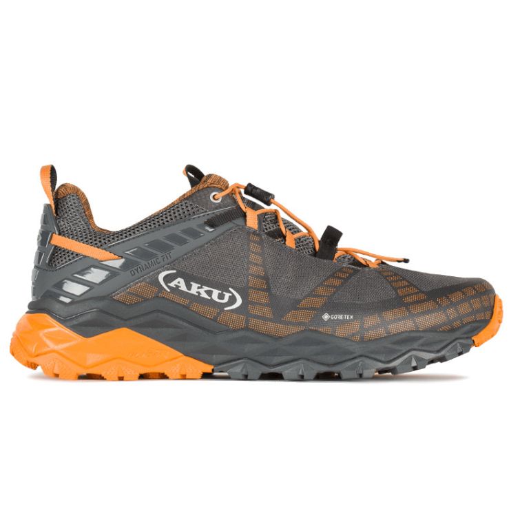 Кроссовки треккинговые AKU Flyrock GTX цвет Black / Orange фото 5