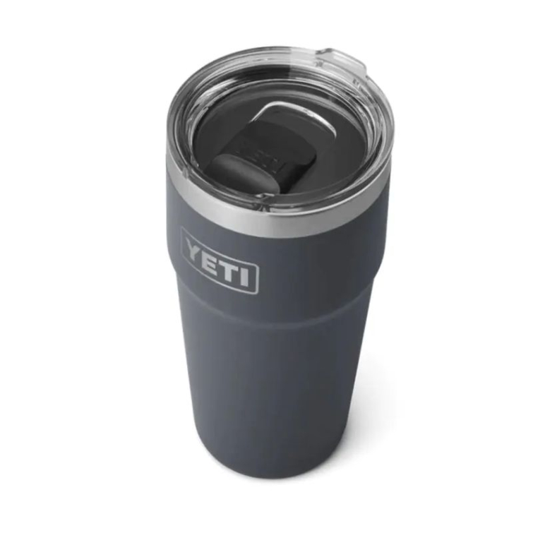 Термокружка YETI Rambler Pint 475 (16 oz) цв. Charcoal фото 2