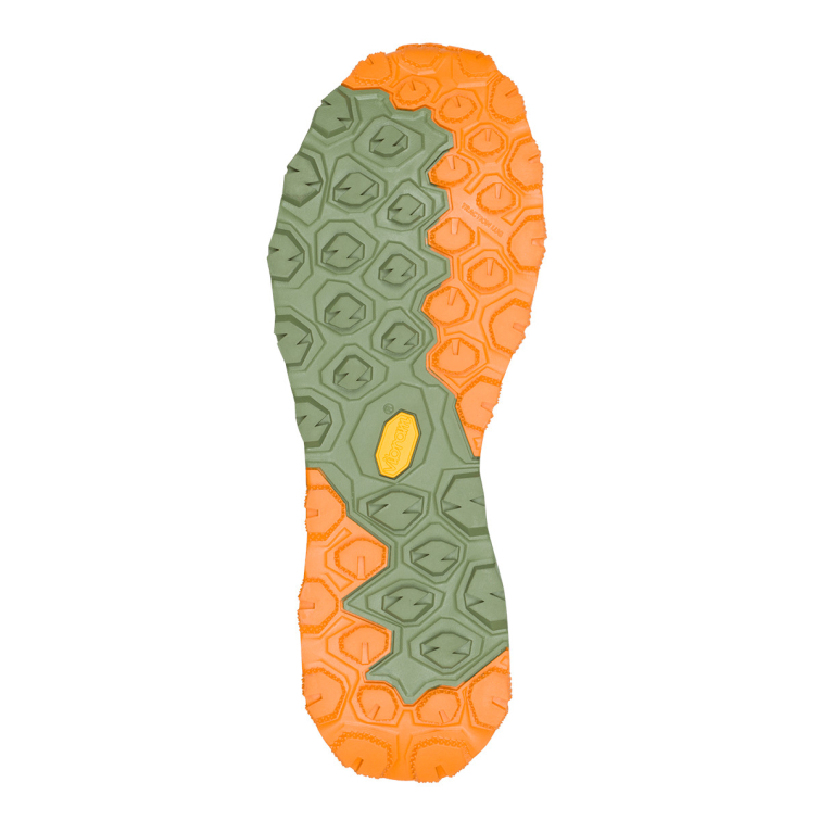 Кроссовки треккинговые AKU Flyrock Mid GTX цвет Military Green / Orange фото 3