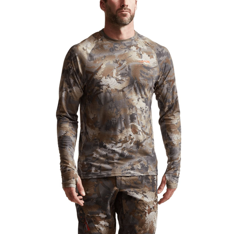 Термокофта SITKA Core Merino 120 LS Crew цвет Optifade Timber фото 5