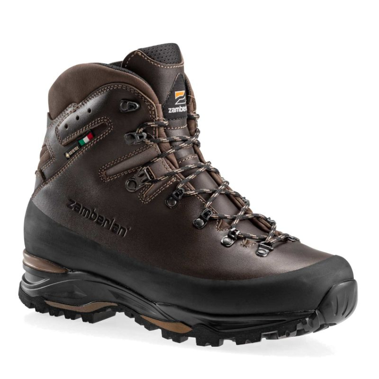 Ботинки ZAMBERLAN 971 Guide Lux GTX RR CF цвет Waxed Dark Brown фото 1