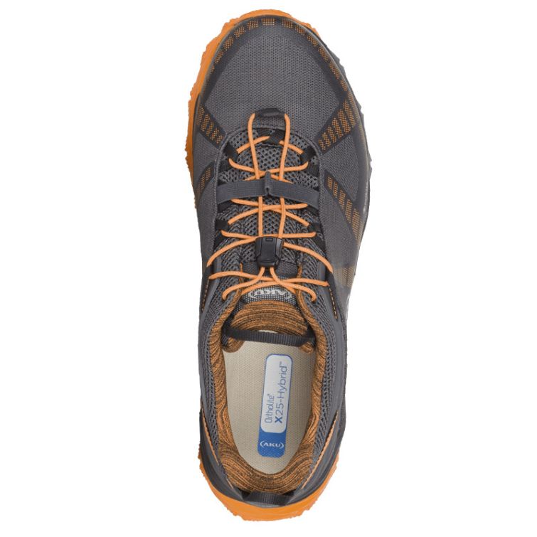 Кроссовки треккинговые AKU Flyrock GTX цвет Black / Orange фото 3