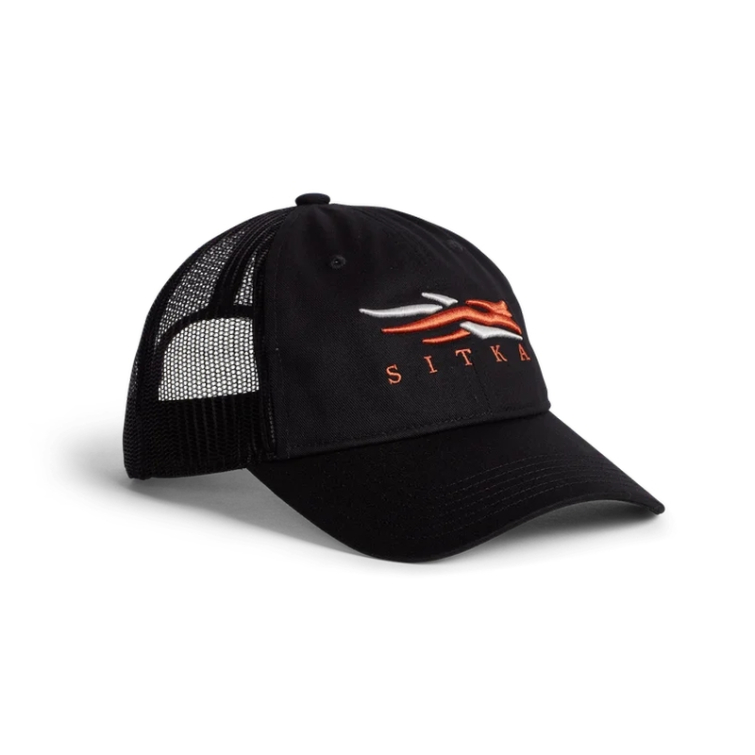 Бейсболка SITKA Icon Lo Pro Trucker цвет Black фото 1