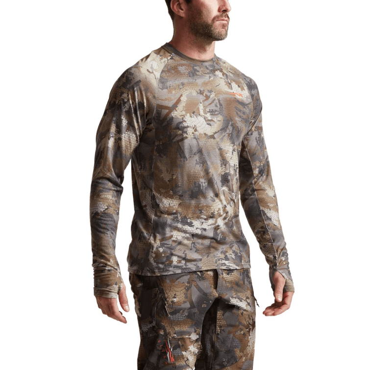 Термокофта SITKA Core Merino 120 LS Crew цвет Optifade Timber фото 4