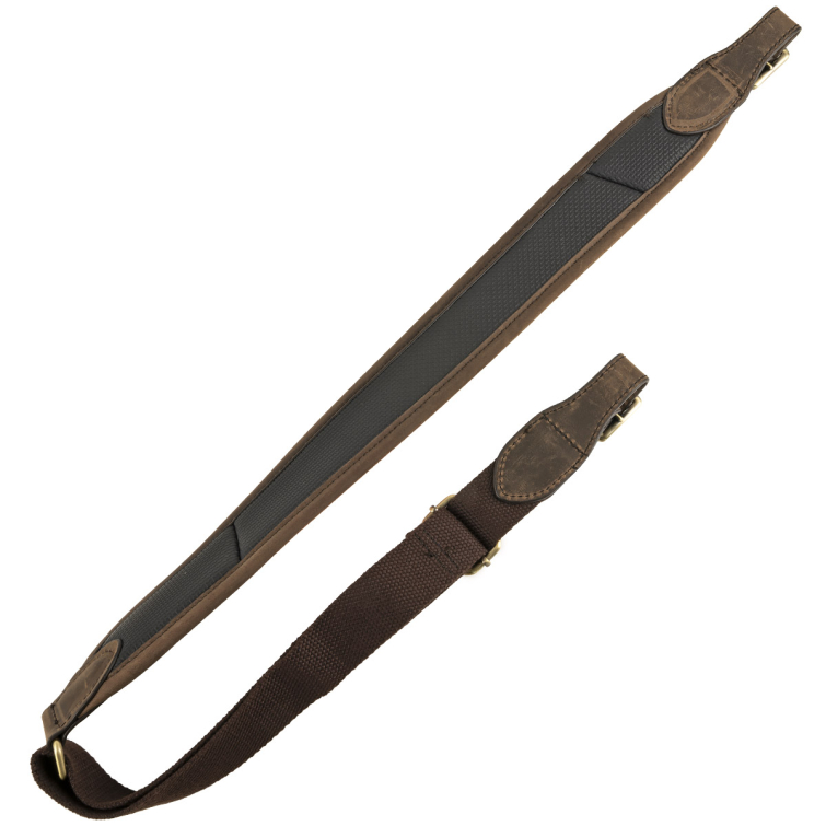 Ремень погонный MAREMMANO VR 602 Leather and Neoprene Rifle Sling фото 2