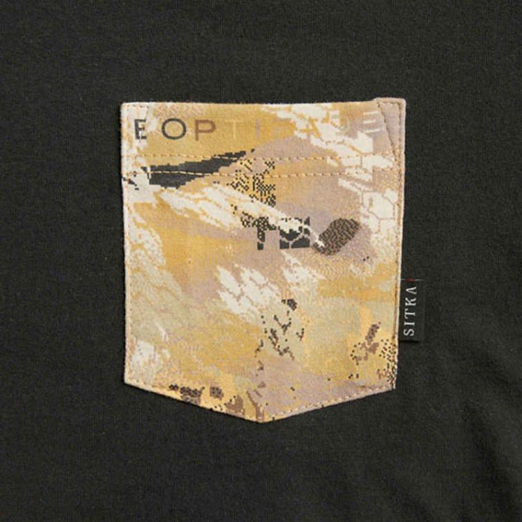 Футболка SITKA Optifade Pocket Tee цвет Black / Waterfowl фото 2