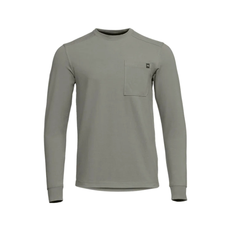 Лонгслив SITKA Foothills LS Crew цвет Field Gray фото 7