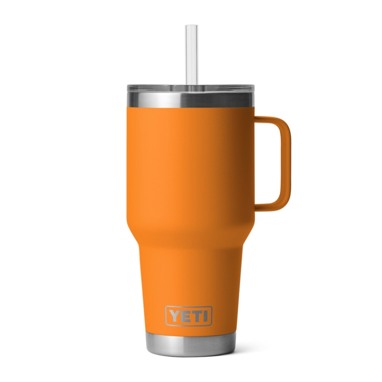 Термокружка YETI Rambler Straw Mug 994 (35 oz) цв. King Crab Orange фото 1