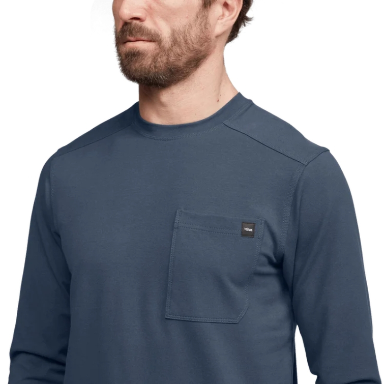 Лонгслив SITKA Foothills LS Crew цвет Starlight Blue фото 4