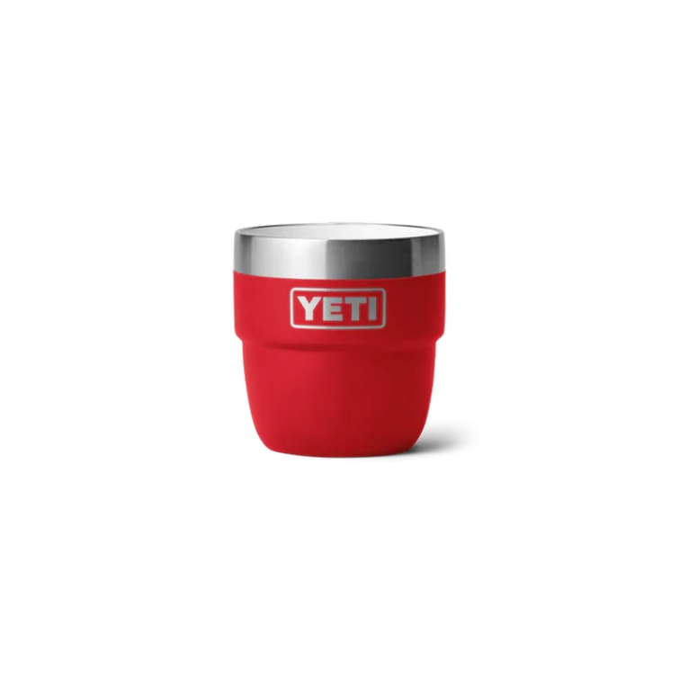 Термочашка YETI Rambler Espresso Stackable Cup (2 шт.) 113 (4 oz) цв. Rescue Red фото 2