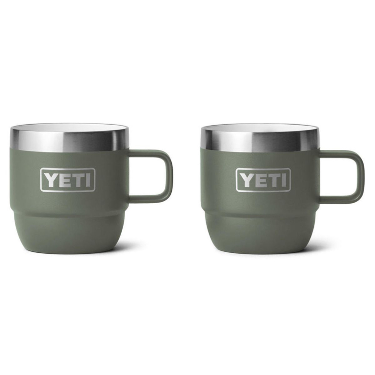 Термокружка YETI Rambler Espresso Stackable Mug (2 шт.) 177 (6 oz) цв. Camp Green фото 1