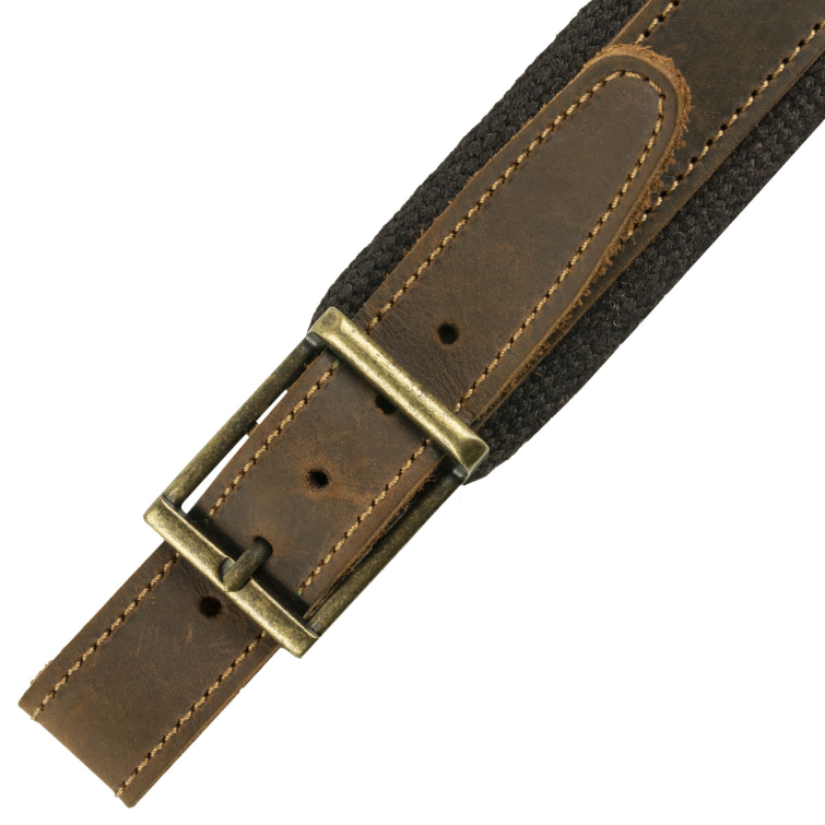 Ремень погонный MAREMMANO CT 603 Canvas And Leather Sling фото 4