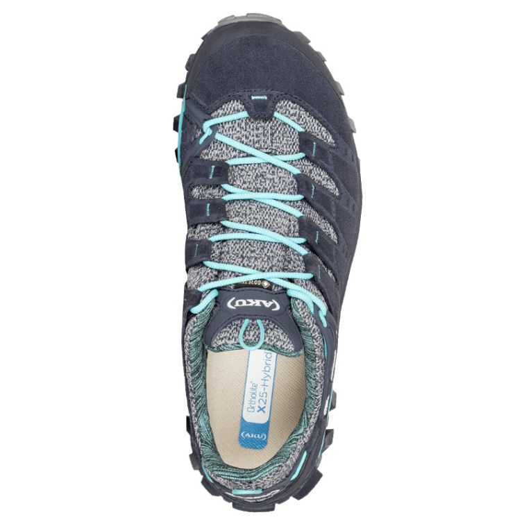 Ботинки треккинговые AKU WS Alterra Lite GTX цвет Anthracite / Light Blue фото 3