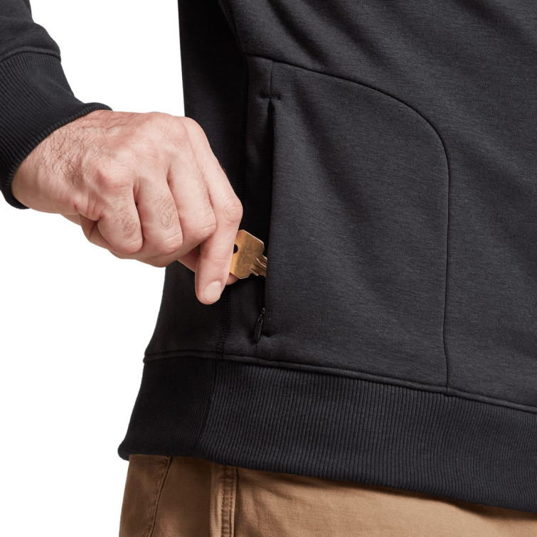 Толстовка SITKA Essential Crew Sweatshirt цвет Black фото 10