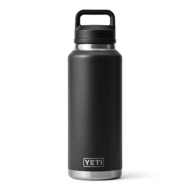 Термос YETI Rambler Bottle Chug Cap 1400 (46 oz) цв. Black фото 1