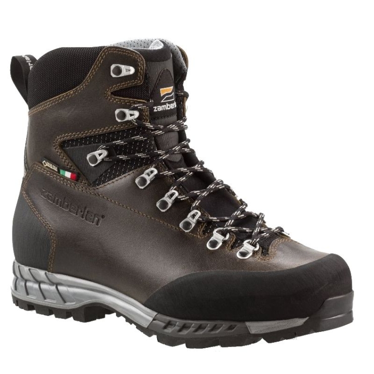 Ботинки ZAMBERLAN 1111 Cresta GTX RR цвет Waxed Dark Brown фото 1